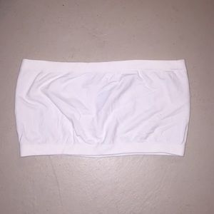 WHITE BANDEAU. NEVER WORN.